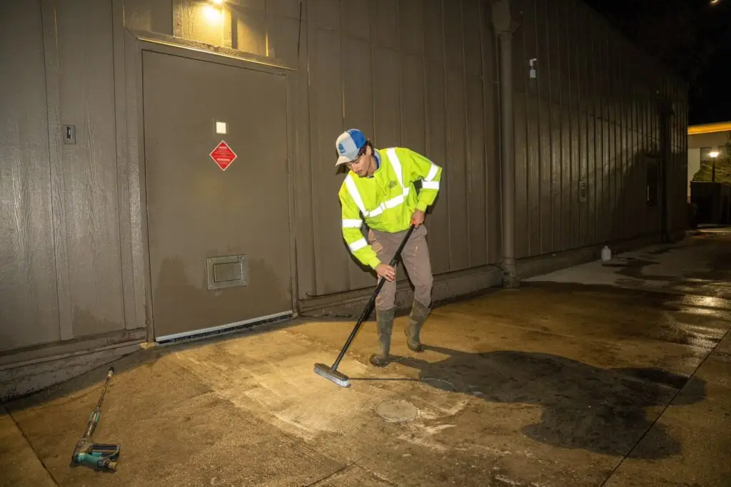 pressure washing