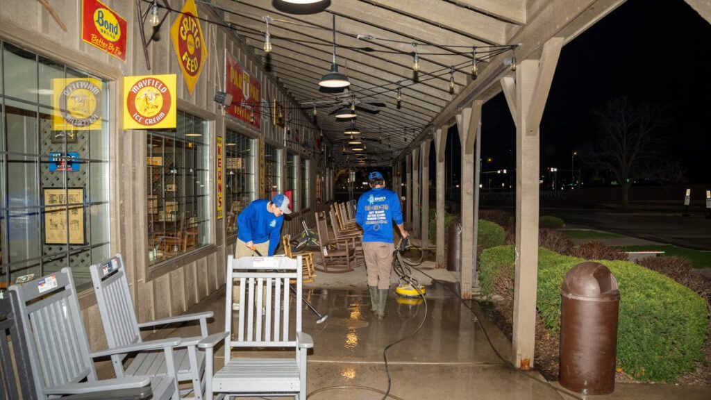 commercial pressure washing