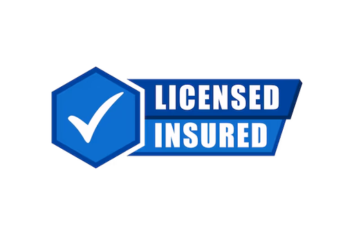 Licensed and insured badge